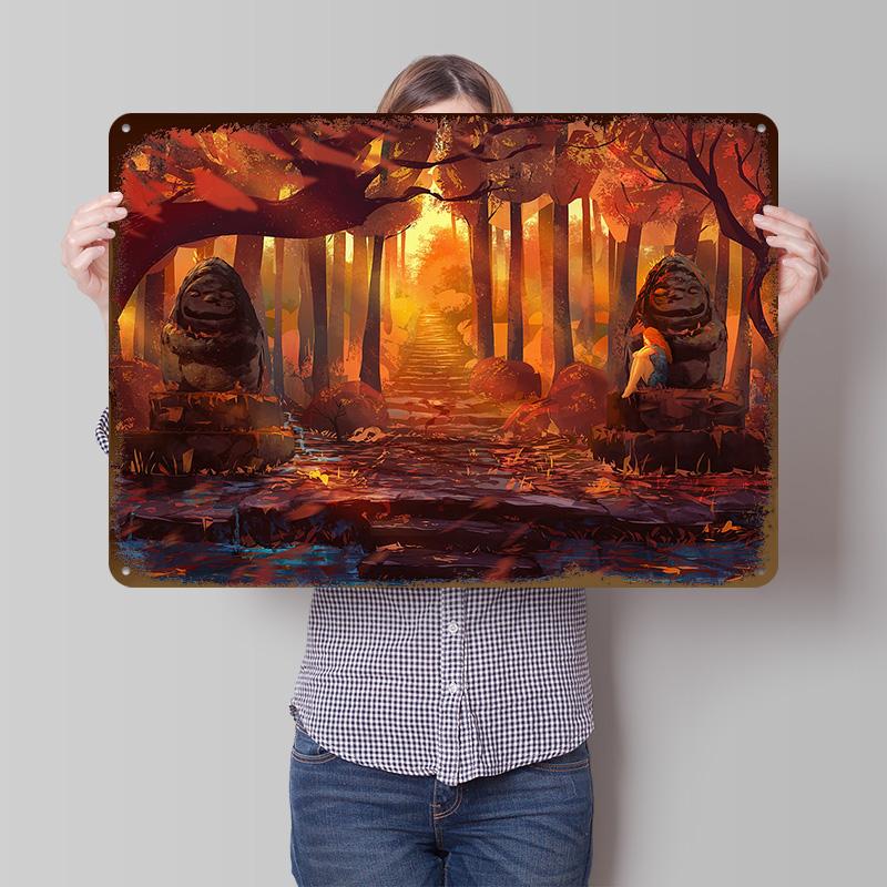 The Smell of Dead Leaves Tinplate Poster Customized Wall Art Retro Vintage Metal Signs for Fans Bedroom Decoration Gaming House