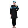Plus Size Women Muslim Muslimah Swimwear Full Coverage Women Swimming Suit Conservative Highly Elastic Comfortable 3 Pieces Beachwear 3XL-8XL