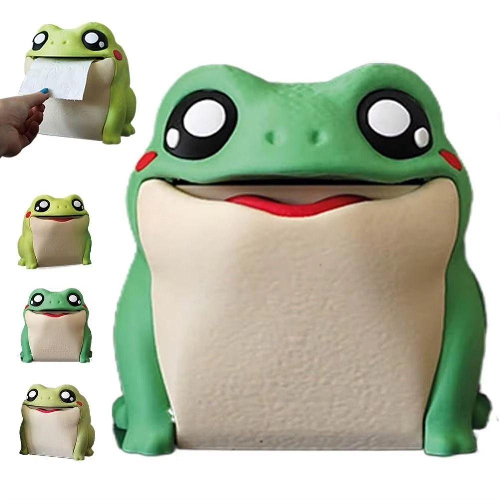 3D Printed Funny Roll Paper Dispenser Dust-proof Creative Paper Towel Box  Bathroom Accessories