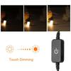 1Pc Usb Dc 5V Stepless Manual Knob Touch Led Dimmer Switch For 5050 2838 Strip Light 1 Channel Brightness Adjustment Controller