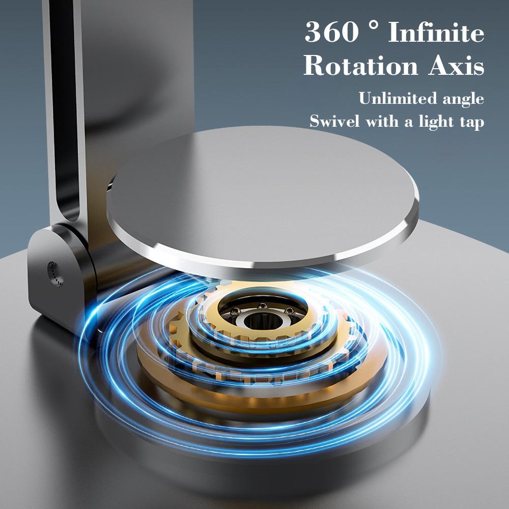 360° Rotating All-metal Desktop Mobile Phone Holder Tablet Holder Folding Rotating Lazy Chase Drama Live Broadcast Multi-function Adjustable