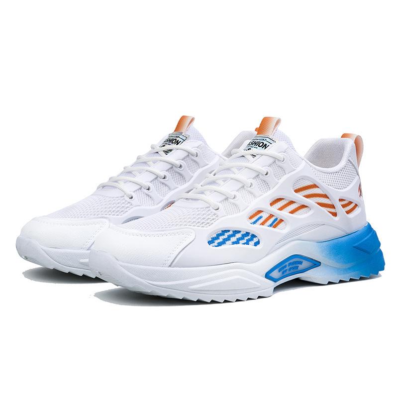 Spring New Men's Shoes Mesh Breathable Lightweight and Fashionable Sneakers for Teenagers Outdoor Running Shoes