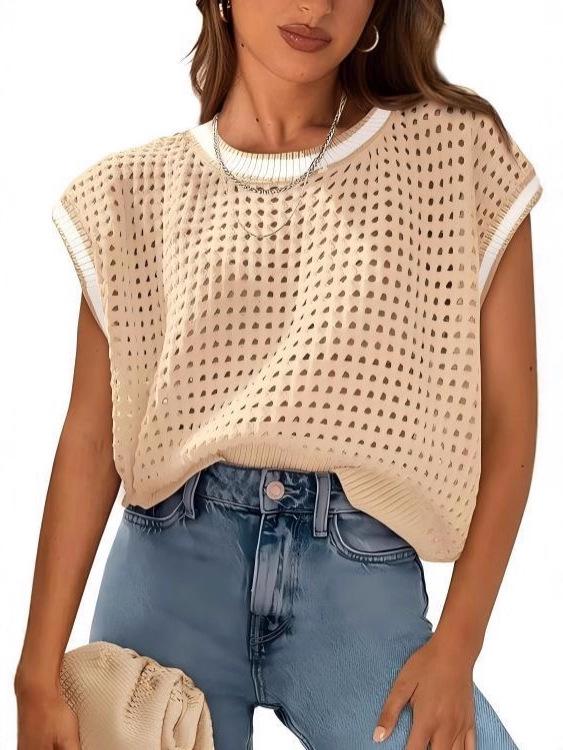 2025 Summer Crochet Raglan Sleeve Sweater Beach Cover-up