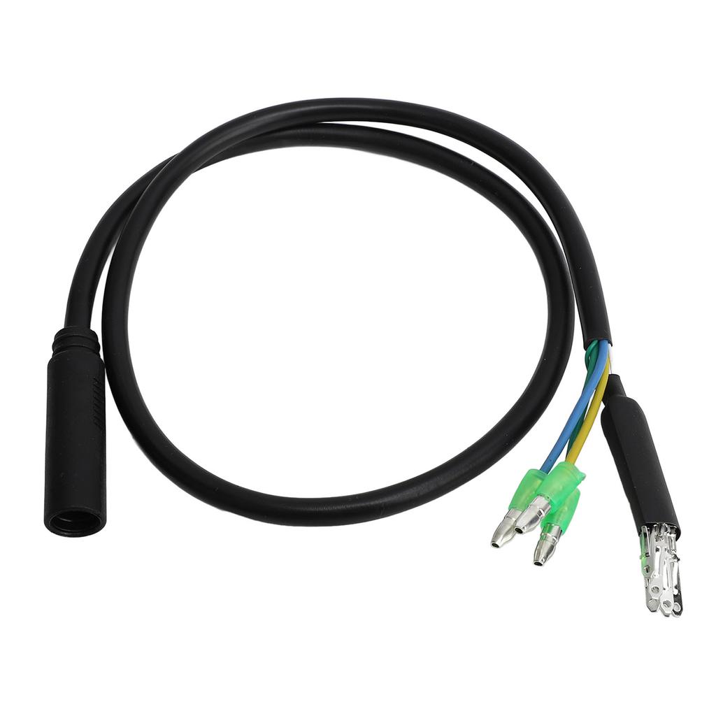 Electric Bike Motor Extension Cable M6 Female 9 Pin Waterproof Extension Cable for Front Rear Hub Motor Conversion Kit 66cm