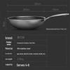 KOBACH 304 Stainless Steel Honeycomb Non-stick Wok