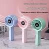 Portable Rechargeable USB Mini Fan with Digital Display and Strong Wind