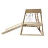 Kids Wooden Indoor Slide Climbing Frame Ladder Activity & Movement Toys Gym Tiger wood