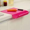 2-i-1 Akryl Skjærebrett med Matbeholderslisse Fortykket Hakkebrett for Matlaging Tåler Oppvaskmaskin Kjøkkentilbehør