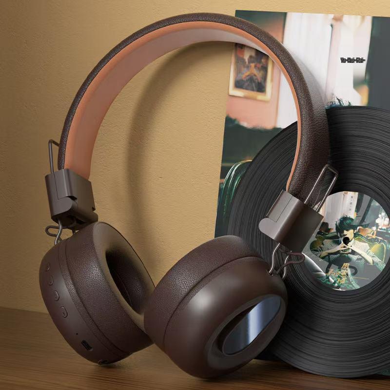 17 Retro Wireless Bluetooth Over-Ear Headphones for Apple, Huawei, Xiaomi Phones