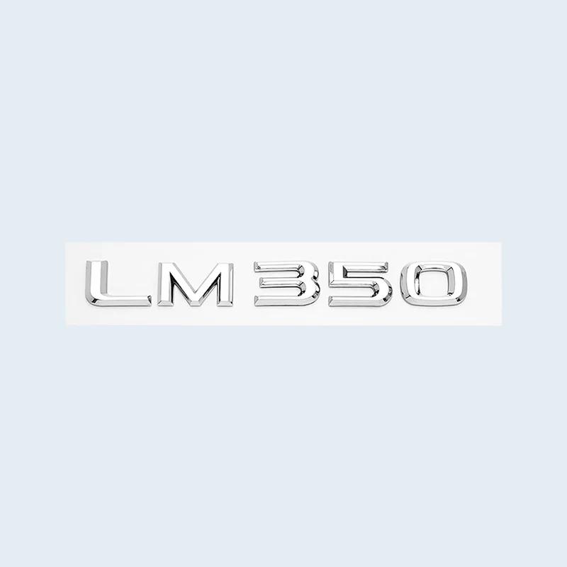 3D ABS Chrom Glänzend Schwarz ABS Buchstaben Nummer LM300 LM350 LM300h HYBRID Emblem Für Lexus Auto Kofferraum Logo Abzeichen Aufkleber