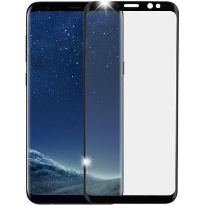 Schutzfolie Vollständige Displayabdeckung aus gehärtetem Glas für Samsung Galaxy S9, Schwarz