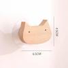 Wooden Wall Hook Cute Cartoon Solid Wood Heavy Duty Decorative Hanging Hook For Coat Hat Towel Entryway Bedroom Home Decor