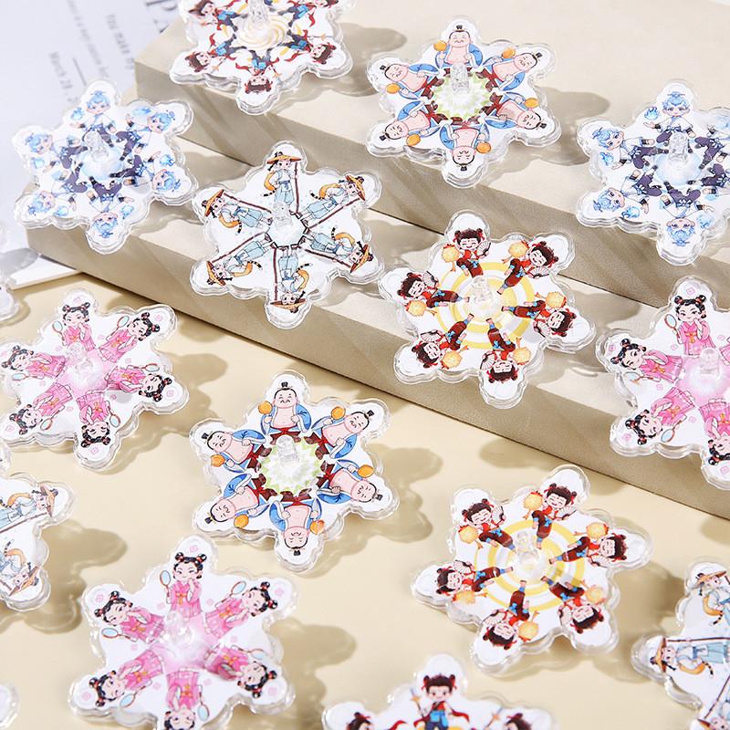 Nezha Space Spinner Toy With Plastic Material For Kids Preschool And School Gift