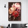 Surreal Skull Flower Gothic Posters Botanical Floral Eyeball Rose Vampire Prints Canvas Painting Wall Pictures Home Room Decor