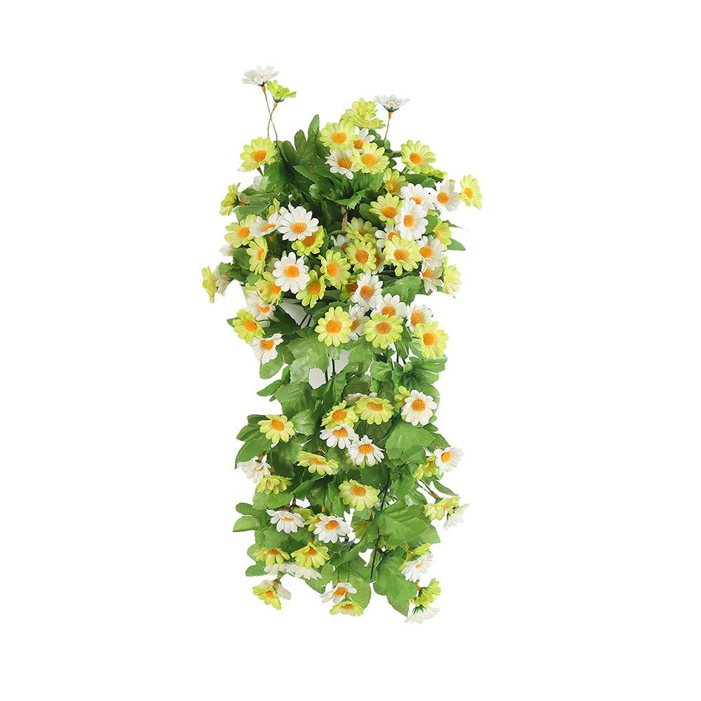 

Multicolor Lifelike Flower DIY Simulation Greenery Leaves High Quality Fake Flower Party Supplies 1-white&green