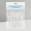 Amazing Drapery Hardware 2" Clear Hidden Valance Clips - Durable Plastic Brackets for Blinds and Window Shades, 10-Pack