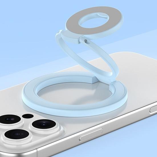 Magnetic Phone Ring Stand Foldable Phone Holder Double-sided Design Horizontal Vertical Mounts for Desk And Car Mount