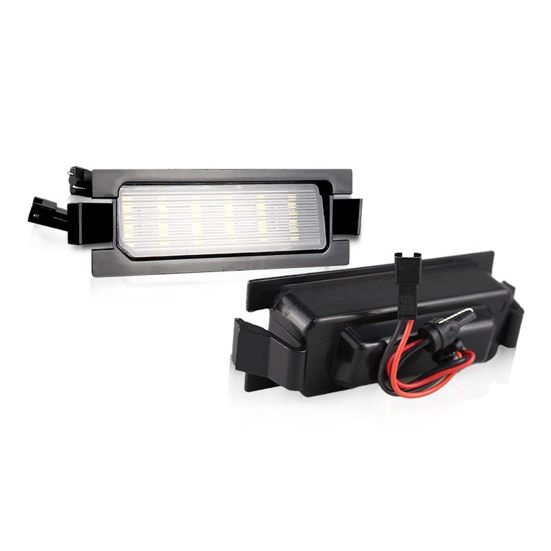 

2PCS 12V LED Car License Plate Lights For Hyundai i30 CW (GD) 5D Elantra GT Hatchback Wagon Accent KIA PRO Cee d White 6000K