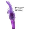 Vibrating Massager Waterproof Lightweight TPE Sex Finger Vibrator Sleeve for Hotel
