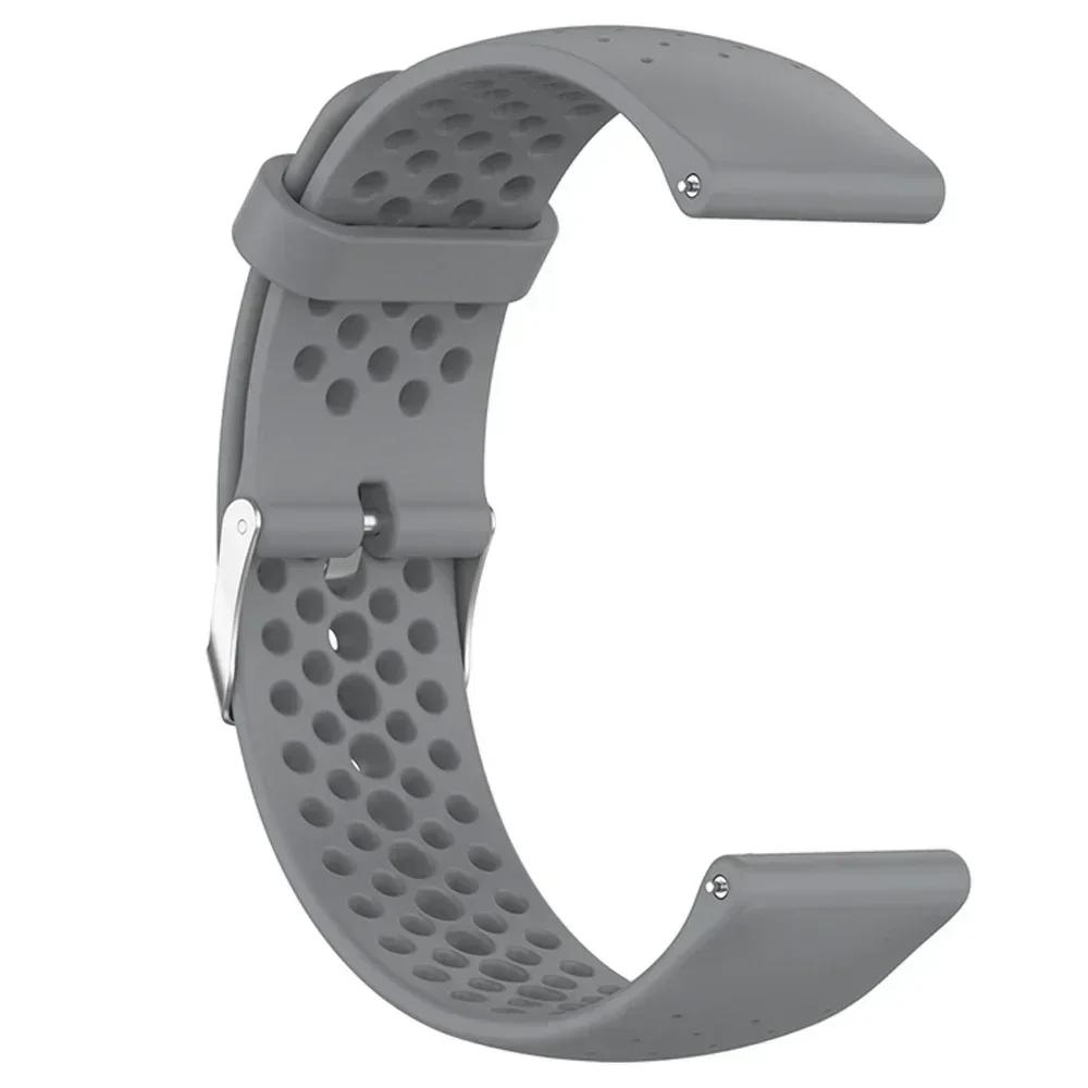 

Sports Silicone 20mm 22mm Strap For POLAR IGNITE 2 Band VANTAGE V3 M2 M/UNITE/ GRIT X Watchband Replace Bracelet Belt Accessorie 20mm Watchband серый