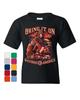 Firefighter Backbone of America Youth Kids Boys T-Shirt FD Fire And Rescue Hero Kids Tee