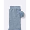 GU by Uniqlo Style Heat Crew Socks  Pom Pom 