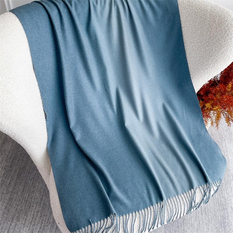 New 40 Color Winter Scarf for Women Long Warm Cashmere Scarves Hijab Solid Lady Shawl Wrap Pashmina Bandana Stoles 70X190Cm