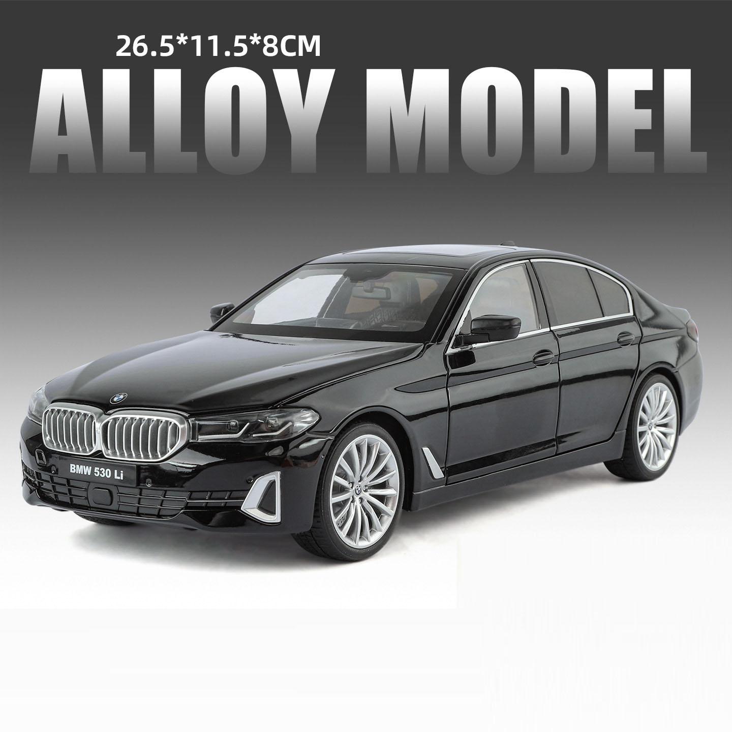 

Large 1:18 Scale Camaro 530LI Model Car Toy Sliding Suspension Adjustable Seats High Simulation Sports Cars Models Kids Gifts