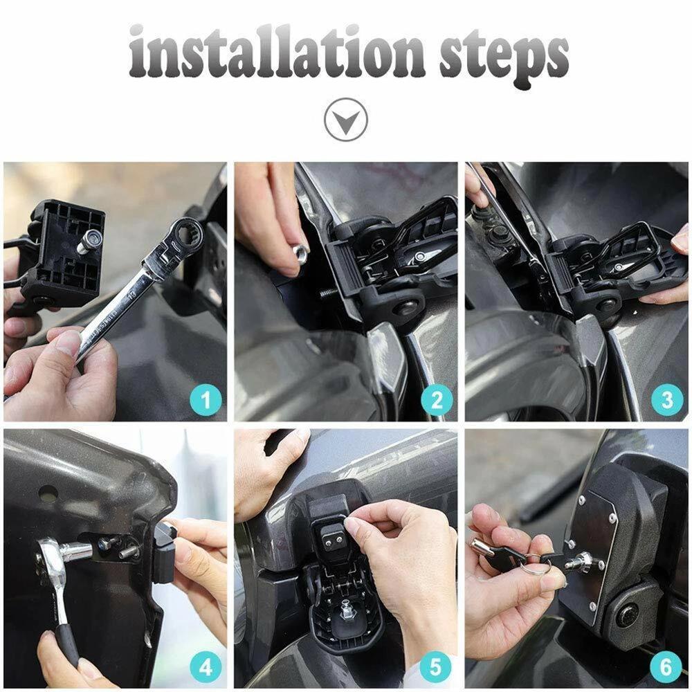 Locking Hood Latch Hood Catch with Lock for 2018-2024 Jeep Wrangler JL JLU JT