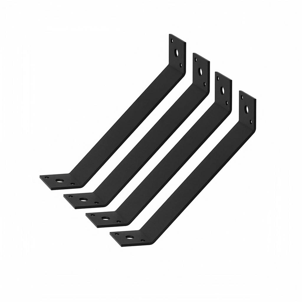 Staffa Angolare a 45° per Supporto Angolare Pergola, Nessuna Perforazione Richiesta, Staffa di Rinforzo per Legno