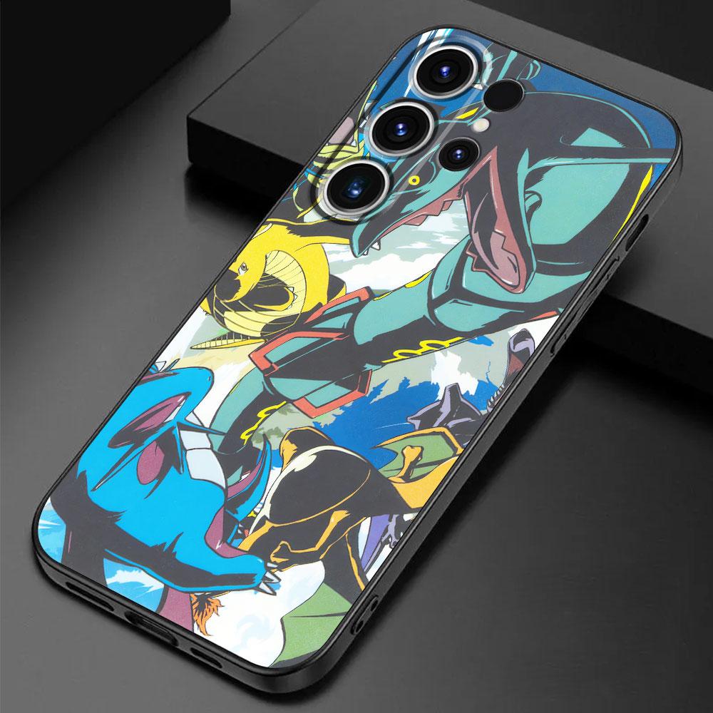 Case For Samsung Galaxy S24 S23 Ultra S22 Plus S20 FE S21 S10 5G Lite S10e S9 S8 Luxury Soft Phone Cover Pikachu Pokemon Cartoon