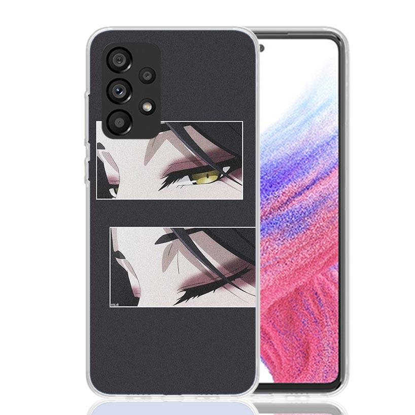 Anime Lovely Girl Eyes Phone Case For Samsung Galaxy A52 A32 A22 A12 A02S A50S A30S A51 A31 AA71 Note 20 Ultra 10 S10 Plus Galax