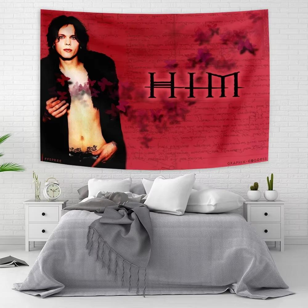 Hims Band Vv Valo Rasierer Dekor Wandteppich Heimwandbild Raumdekoration Wandkunst Druck Modernes Bild Vintage Ästhetik Fahnen Party