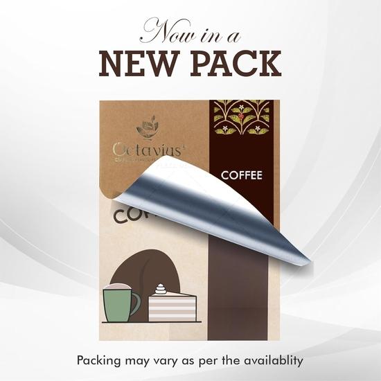 Octavius | Instant Coffee Premix - 50 Sachets | Economy Pack 3 In 1 Coffee Sachets | Hot & Cold Coffee(15 Gm X 50 Single Serve Sachets)