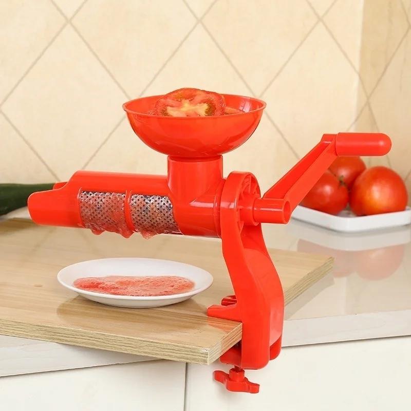 2024 New Kitchen Gadgets Multi-function Hand-shake Safe Tomato Juice Producer Kitchen Home Cooking Appliances DIY Tomato Press