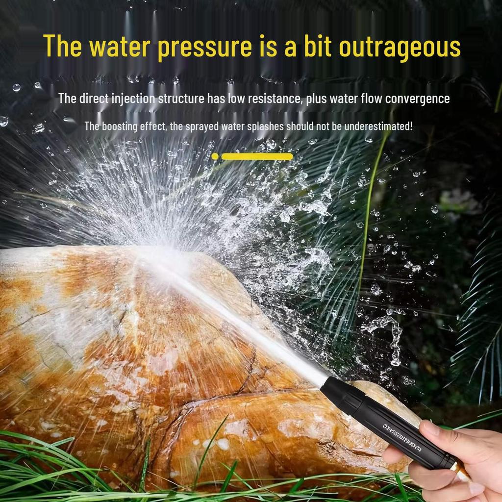 High-Pressure Water Gun Nozzle for Car Wash, Home Use, and Garden Watering