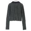Unused JEANASiS Long Sleeve Knit Jacket F Gray Women Used