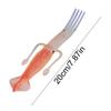 Instant Noodle Fork Squid-Shaped Seafood Themed Fork Tableware Kitchen Utensil Entertaining Dining Tool