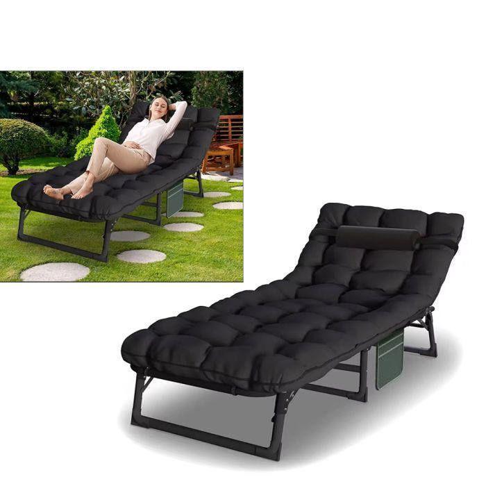 Folding Sun Lounger - KL3 - Comfortable Mattress - Easy Folding - Outdoor Use