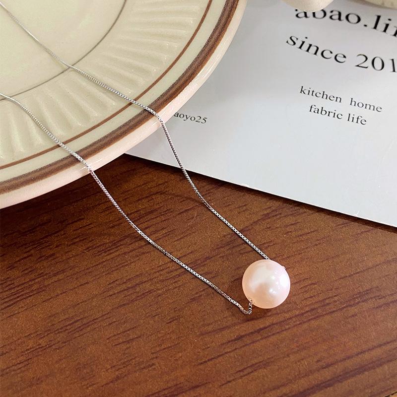 Necklace Women's Single Mother Shell Pearl Pendant Accessories Sweet Short Korean Collar Chain