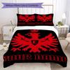 Custom Name Eintracht Frankfurt Pattern Bedding Uilt Set Uilt Cover Pillowcase Home Decoration Birthday Gift (1*duvet Cover+2*pillowcase Without Core)