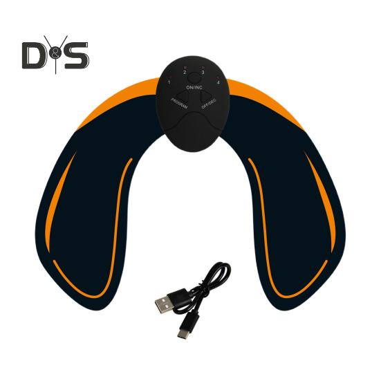 Gesäßtrainer mit Fernbedienung, 6 einstellbare Modi, Smart Hip Glute Toner, EMS-Muskelstimulator, Booty-Trainingspflaster, Massagegerät, Trainingsmaschine