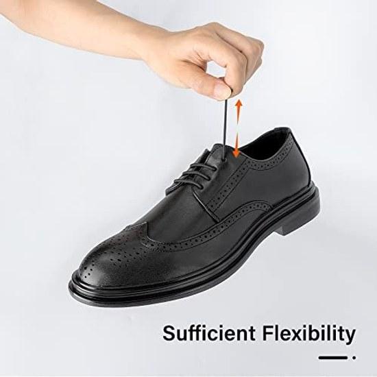 INMAKER Leather Shoes Laces No-tie Shoelaces Stretch Suitable Various Types Shoes.
