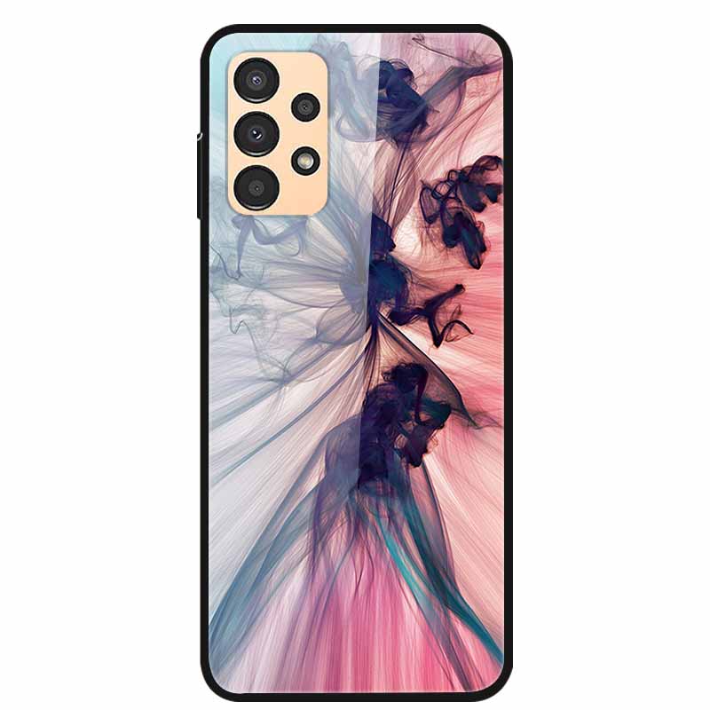 Funda para Samsung A53 5G 2022 Mármol Vidrio Templado Tapa Dura para Fundas de Teléfono Samsung Galaxy A33 A73 5G Protección Fundas