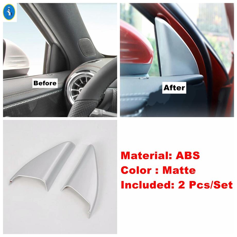 Matte Auto Glass Lift Button / Reading Light Decor Cover Trim Accessories For Mercedes-Benz A Class W177 A200 A220  - 2024
