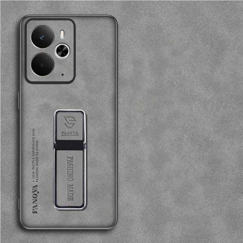 

Чехол из овчины для Realme 14 5G, чехол для Realme 14 Pro Plus 14X, роскошный матовый силиконовый бампер, подставка, держатель, задняя крышка For Realme 14 5G