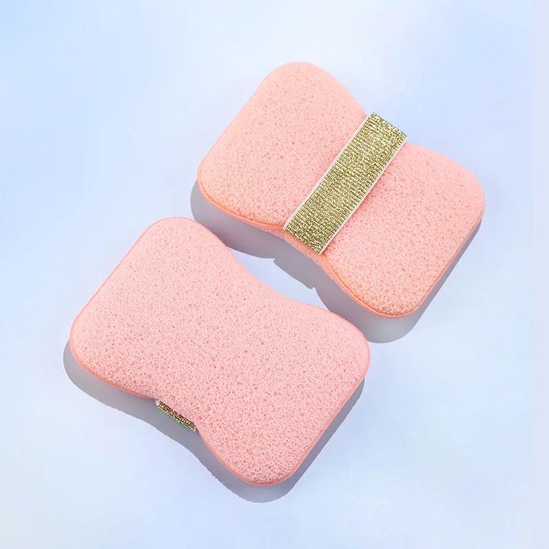 1/4PCS Sponge Soap Bag Bath Cleansing Foaming Net Pouch Body Exfoliating Scrubber Sponges Bathroom Nylon Soap Pocket