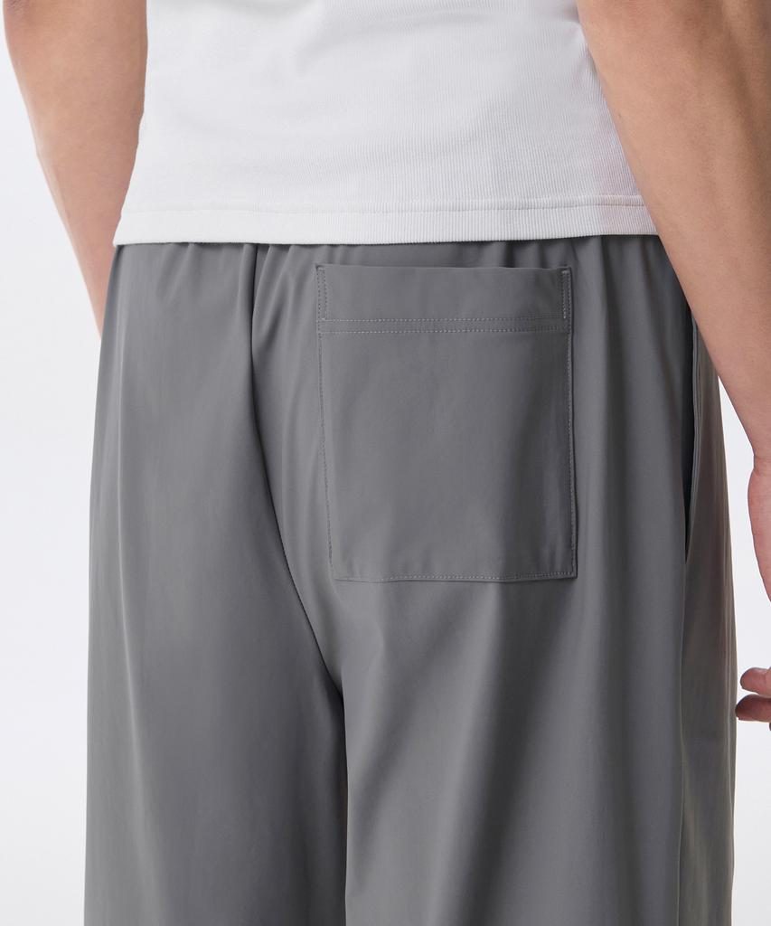 MUSINSA STANDARD Cooling Loose Tapered Elastic Waist Pants [Medium Grey]