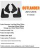 Schutzbleche für Mitsubishi Outlander 2015-2019/13-14
