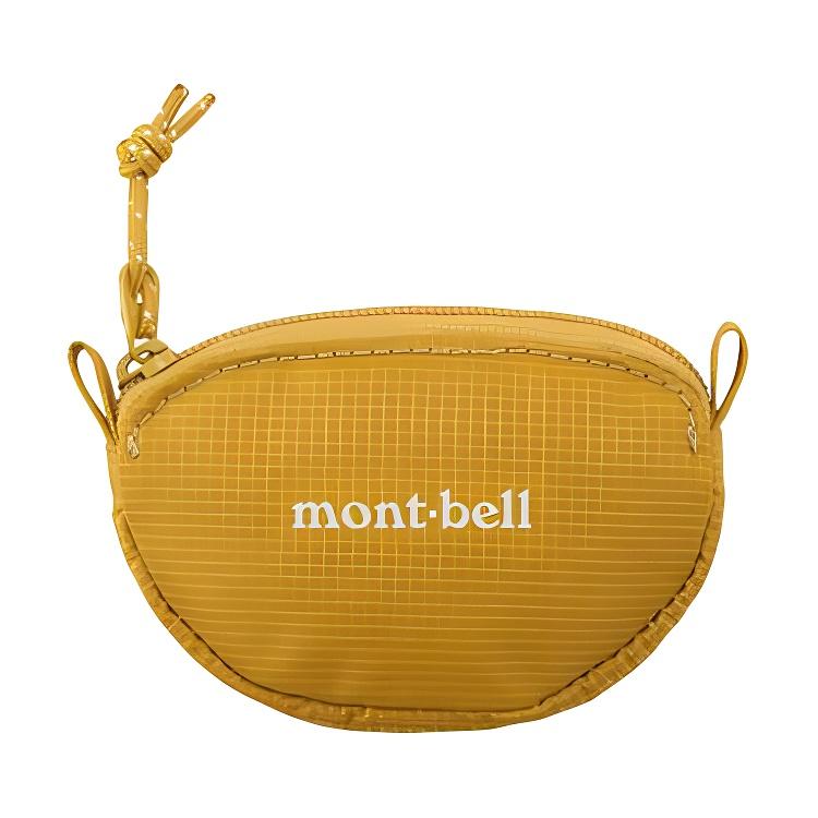 MONTBELL brand monogram lightweight zip design nylon coin purse regular Unisex Couple Yellow
